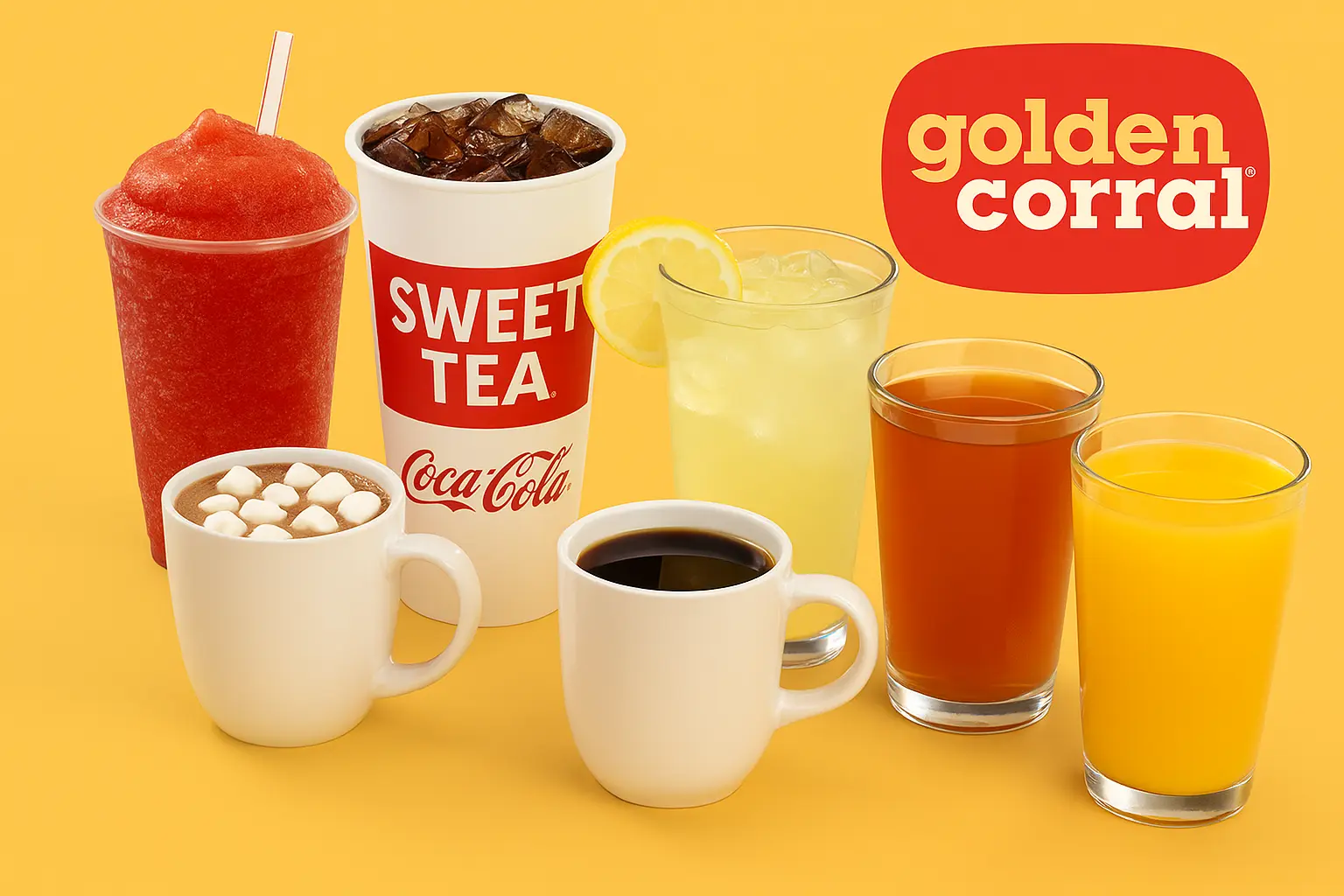 Golden Corral Drinks Menu
