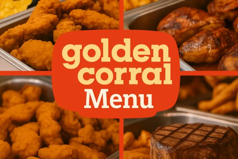 Golden Corral Menu